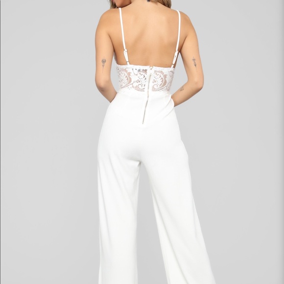 White jumpsuit - Picture 3 of 3